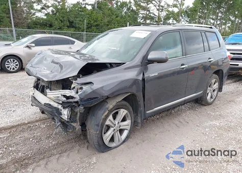 2013 Toyota Highlander V6 Limited из США, поврежденный, VIN 5TDDK3EH2DS215913